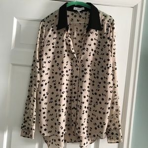 BCBGeneration pretty polka dot top